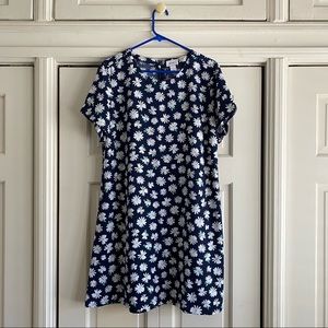 Old Navy Blue Floral Dress